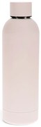 Sticlă roz-deschis de călătorie din oțel inoxidabil 500 ml – Rex London
