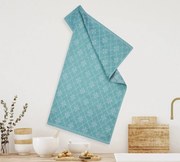 Set de 3 prosoape de bucătărie din bumbac în turcoaz Lățime: 50 cm | Lungime: 70 cm