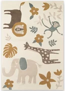 Covor pentru copii crem 160x235 cm Animal Safari – Hanse Home