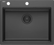 Statie de lucru incastrata Quadron Kurt 110 negru 59.5x50 cm