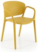 Scaun de bucaterie Layne, galben