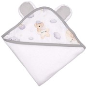 Prosop bebe cu gluga si urechi 90x90 Kidizi Koala Bears