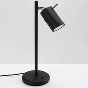 Lampă de masă RING 1xGU10/40W/230V neagră Sollux SL.1091