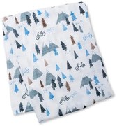 Lulujo - Muselina din bumbac - 120 x 120 cm - Mountain Top