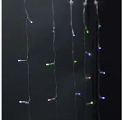 Nedis WIFILXC01C180 - LED RGB perde de Crăciun 180 LED, 7 funcții, 6m, IP65, Wi-