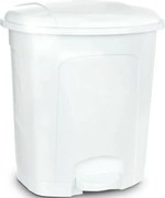 Orion Coș de gunoi cu pedală 5,5 l, alb
