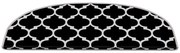 Covorașe pentru scări negre-albe 16 buc. 20x65 cm Madalyon – Vitaus