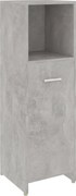 vidaXL Dulap de baie, gri beton, 30 x 30 x 95 cm, lemn prelucrat