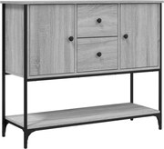 vidaXL Servantă, gri sonoma, 100x36x85 cm, lemn compozit