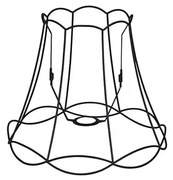 Abajur metalic negru 30/26 - Granny Frame
