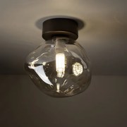 Plafonieră LAVA 1xG9/8W/230V bronz/bej fumuriu