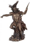 Statueta rasina si bronz mitologica Zeus 30cm