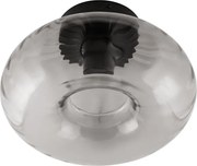 Plafonieră Osram DECOR SMOKE 1xE27/12W/230V Ø28 cm, negru/gri fumuriu