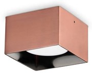 Spot aplicat Spike pl1 square cupru