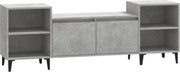 vidaXL Comodă TV, gri beton, 160x35x55 cm, lemn prelucrat