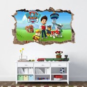 Autocolant de perete Paw Patrol 47x77cm