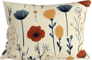 Fata de perna din bumbac LIORENA 50x70 cm, crem