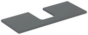 Blat pentru lavoar Geberit One cu decupaj in mijloc 120 cm lava mat