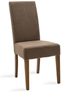 Scaun Bucatarie/Dining Digit Textil Maro Picioare Nuc
