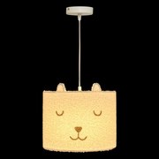 Atmosphera - Lustră pentru copii cu cablu TOXEY 1xE27/25W/230V ursuleț