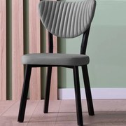 Scaun Barton, gri, profil din metal