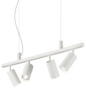 Lustra modera cu spoturi directionabile DYNAMITE SP4 BIANCO 231372 IDL