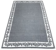 Covor tesut din Bumbac, gri, 80x150 cm, CBB204
