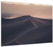 Tablou pe sticlă - Valuri de nisip (70x50 cm)