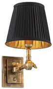 Aplica de perete up or down, alama vintage/ abajur negru, Wentworth