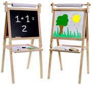 Tablă din lemn magnetică cu două fețe 2Kids Toys