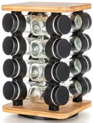 Set de condimente Banquet CULINARIA Black, 16piese