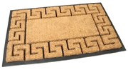 Covoraș de curățat Cocos Rectangle Deco 45 x 75 x 2,3 cm, maro