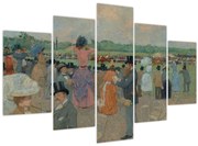 Tablou - Jean-Louis Forain, The Races at Longchamp, reproducere (150x105 cm)
