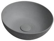 Sapho - Lavoar pentru blat FORMIGO Ø 39 cm, beton/gri mat