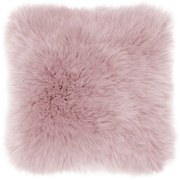 Pernă Tiseco Home Studio Sheepskin, 45 x 45 cm, roz