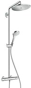 Sistem de dus Hansgrohe Croma Select 280 Air, 1 jet, termostatic, crom - 26790000