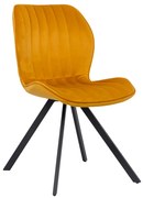 RESIGILAT - Scaun living din catifea BUC 248 galben