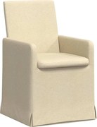 vidaXL Scaune de dining 2 pcs Crem 57 x 67 x 95 cm țesătură