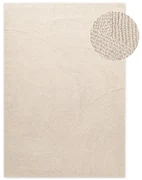 Covor în culoare naturală deschisă, țesut manual, din lână 200x300 cm Eleni Natural White – Hanse Home