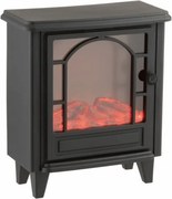 Decoratiune LED semineu COZY WARM 40x35 cm, negru