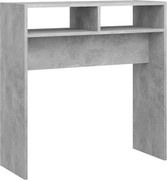 vidaXL Masă consolă, gri beton, 78x30x80 cm, PAL