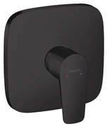 Baterie dus incastrata Hansgrohe Talis E monocomanda negru mat