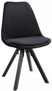 SCAUN SCANDINAV, NEGRUM, CATIFEA S1