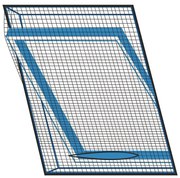 Plasă de insecte Orion, pentru geam de mansardă, negru, 120 x 140 cm