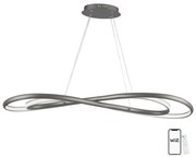 Lustră LED pe cablu dimabilă LED/27W/230V Wi-Fi Wofi 6480.02.64.8000 + telecomandă