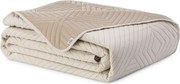 Cuvertură bej matlasată din microfibră 220x240 cm Softa – Restilo