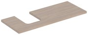 Blat pentru lavoar Geberit One cu decupaj in stanga 120 cm stejar bej