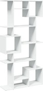 vidaXL Bibliotecă, alb, 92x29x188 cm, lemn prelucrat