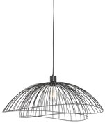 Lampă suspendată de design neagră 60 cm - Pua