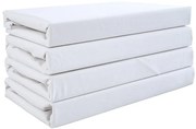 Cearsaf din bumbac DELUXA 140x240 cm alb